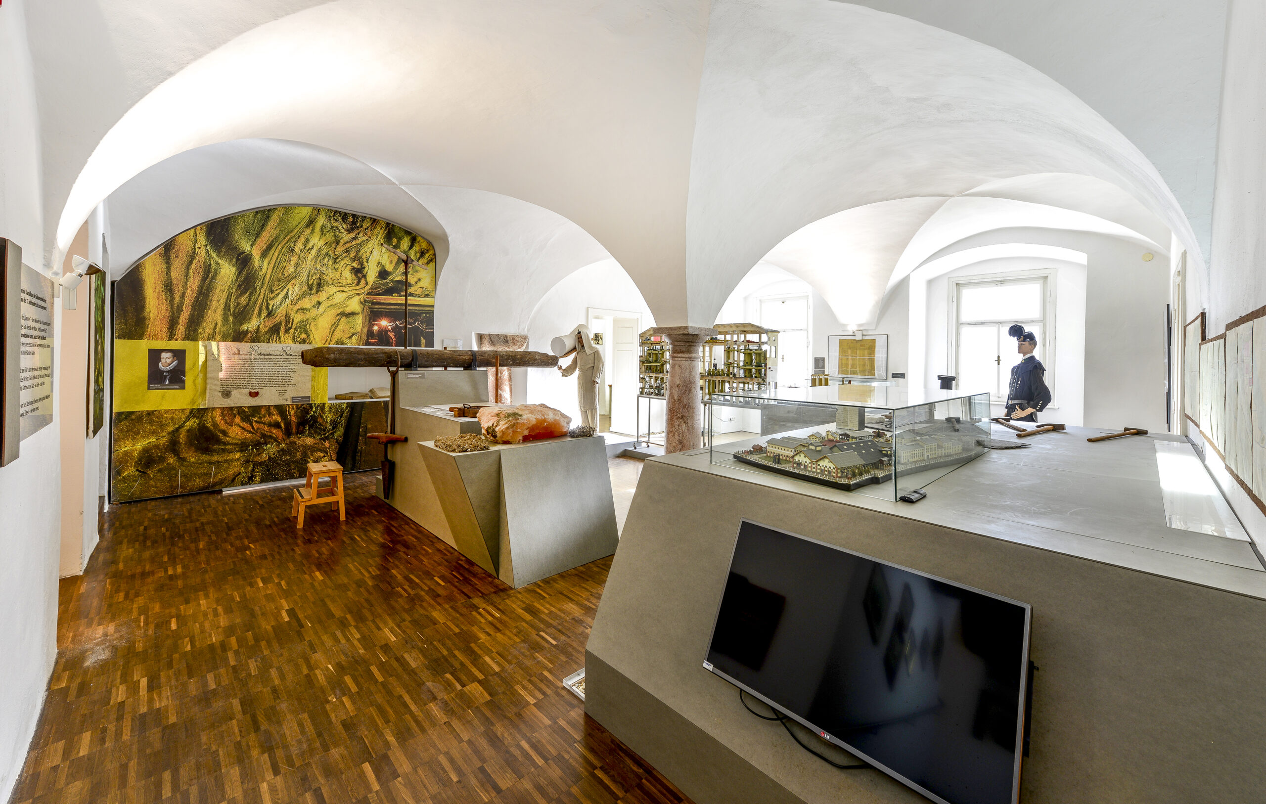 Saline Industriekultur Ebensee Sole Hallstatt Ausstellungsbereich