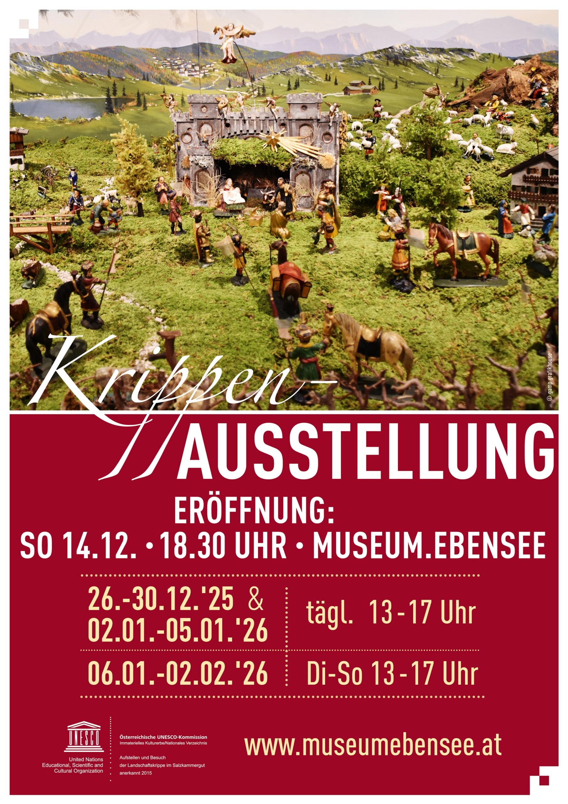 Plakat Krippenausstellung 2025